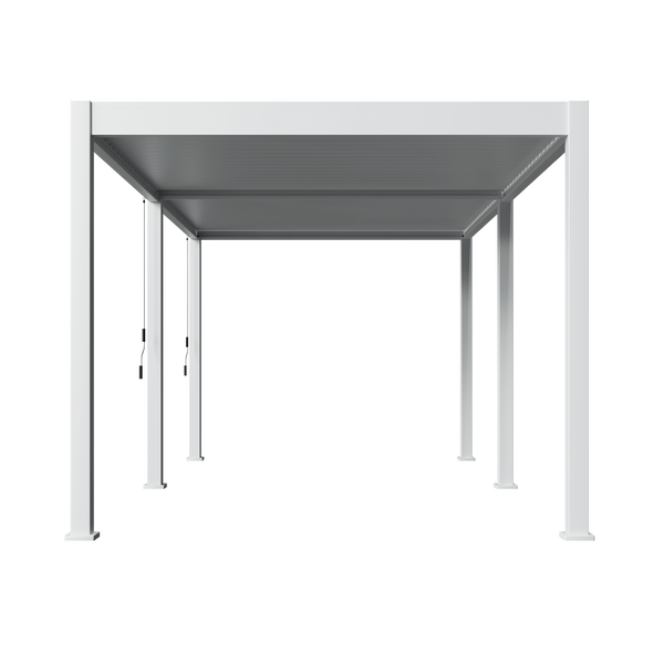 Orion Deluxe vrijstaand lamellen overkapping 300x600 cm handmatig - Wit