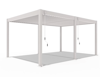 Orion Deluxe vrijstaand lamellen overkapping 300x600 cm handmatig - Zand