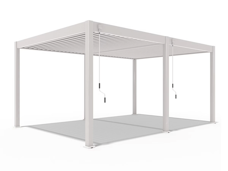 Orion Deluxe vrijstaand lamellen overkapping 300x600 cm handmatig - Zand