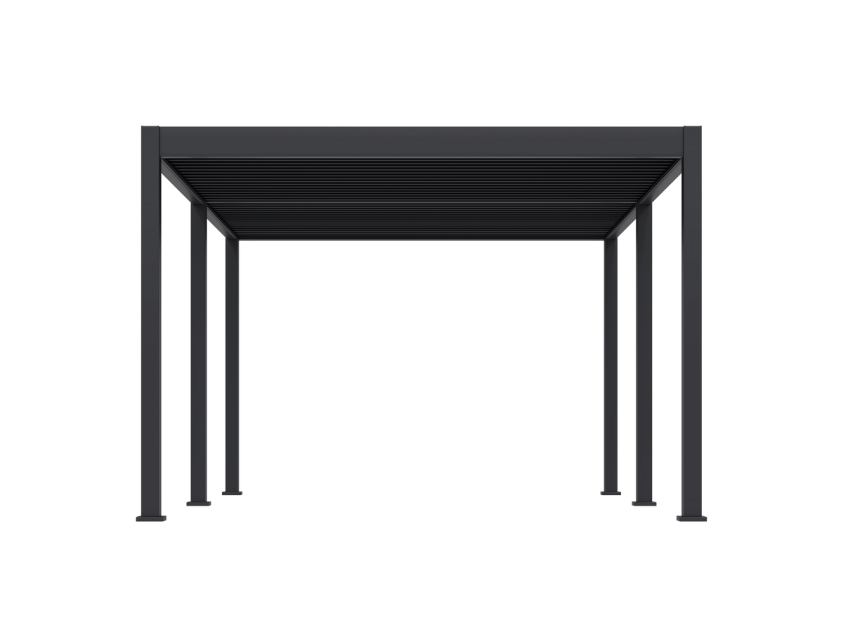 Orion Deluxe vrijstaand lamellen overkapping 360x530 cm handmatig - Antraciet