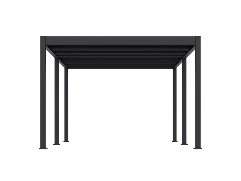 Orion Deluxe vrijstaand lamellen overkapping 360x530 cm handmatig - Antraciet