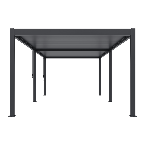 Orion Deluxe vrijstaand lamellen overkapping 360x720 cm handmatig - Antraciet