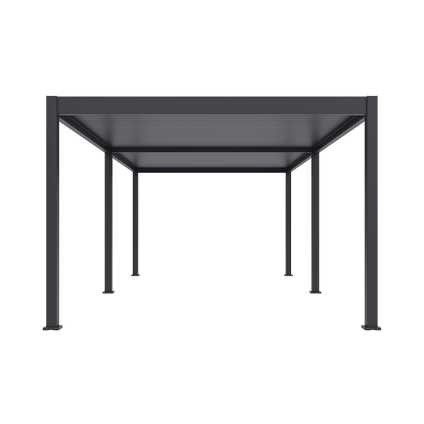 Orion Deluxe vrijstaand lamellen overkapping 360x720 cm handmatig - Antraciet