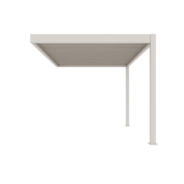 Orion Deluxe muurbevestiging lamellen overkapping 300x400 cm handmatig - Zand