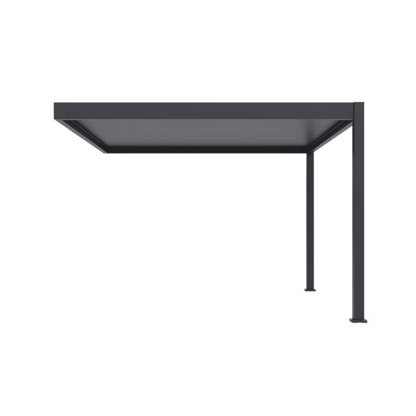 Orion Deluxe muurbevestiging lamellen overkapping 360x400 cm handmatig - Antraciet