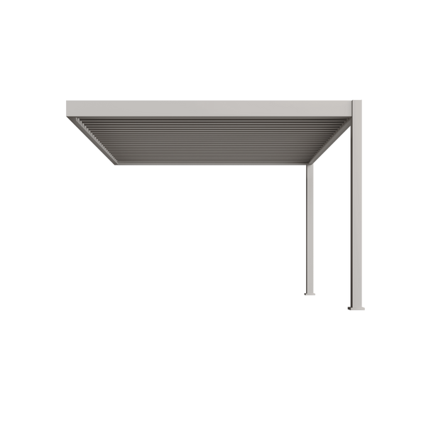 Orion Deluxe muurbevestiging lamellen overkapping 360x400 cm handmatig - Zand