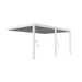 Orion Deluxe muurbevestiging lamellen overkapping 360x530 cm handmatig - Wit