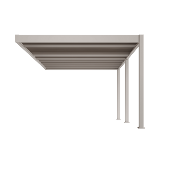 Orion Deluxe muurbevestiging lamellen overkapping 360x530 cm handmatig - Zand