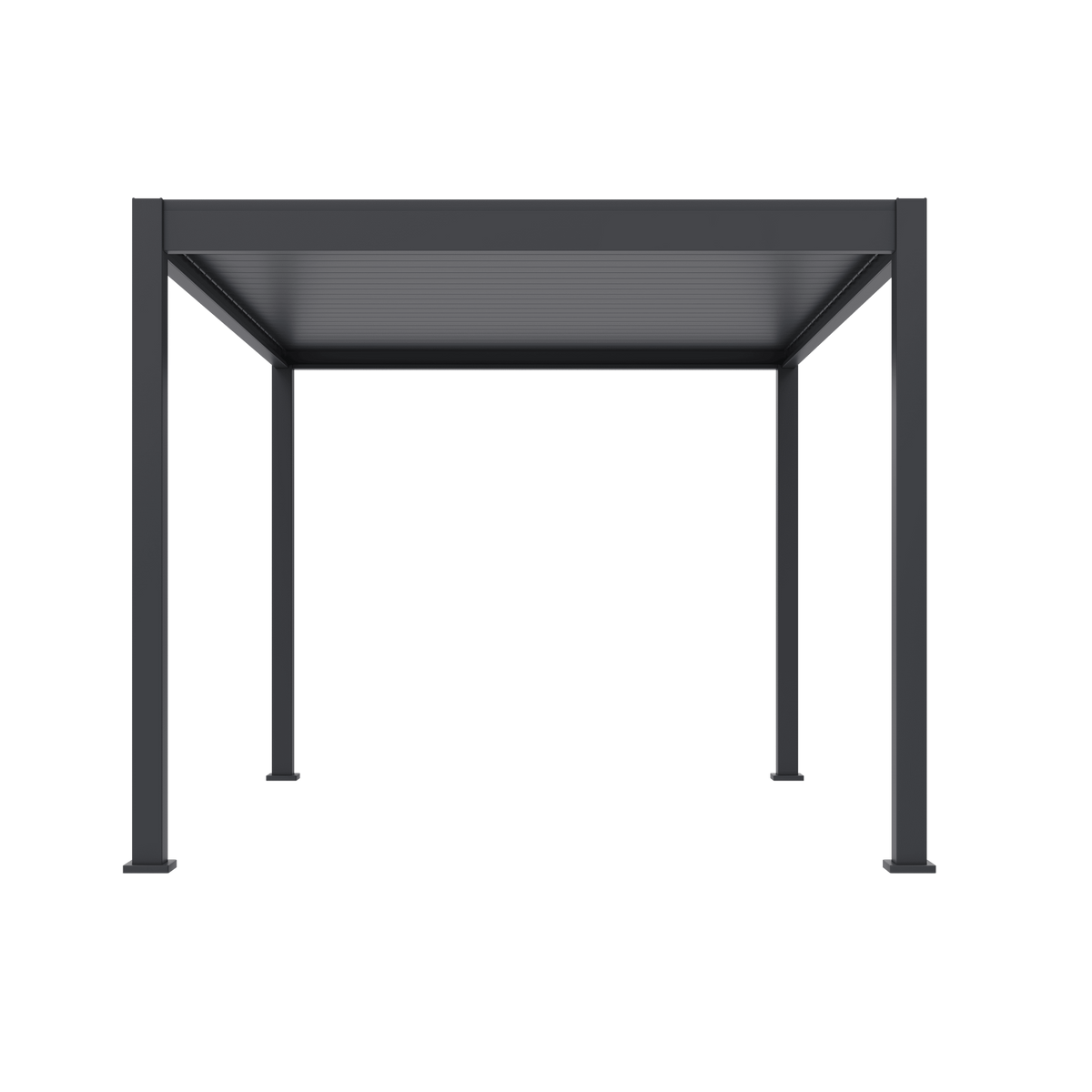 Orion Deluxe vrijstaand lamellen overkapping 300x400 cm elektrisch - Antraciet