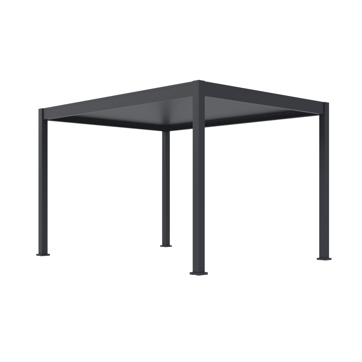 Orion Deluxe vrijstaand lamellen overkapping 300x400 cm elektrisch - Antraciet