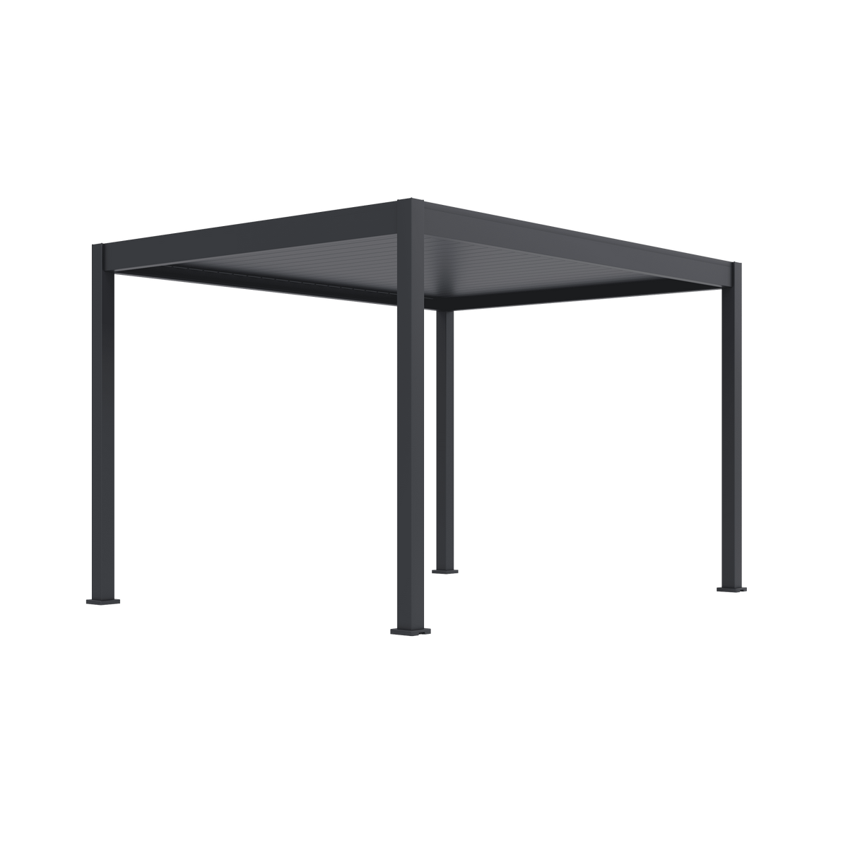 Orion Deluxe vrijstaand lamellen overkapping 300x400 cm elektrisch - Antraciet