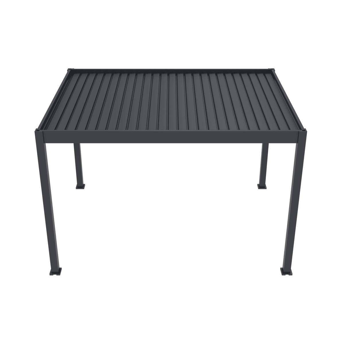 Orion Deluxe vrijstaand lamellen overkapping 300x400 cm elektrisch - Antraciet