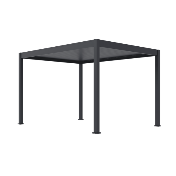 Orion Deluxe vrijstaand lamellen overkapping 300x400 cm elektrisch - Antraciet