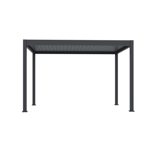 Orion Deluxe vrijstaand lamellen overkapping 300x400 cm elektrisch - Antraciet