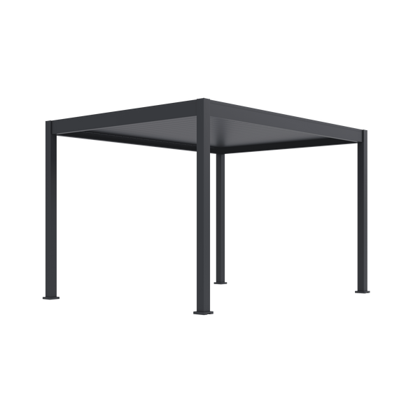 Orion Deluxe vrijstaand lamellen overkapping 300x400 cm elektrisch - Antraciet