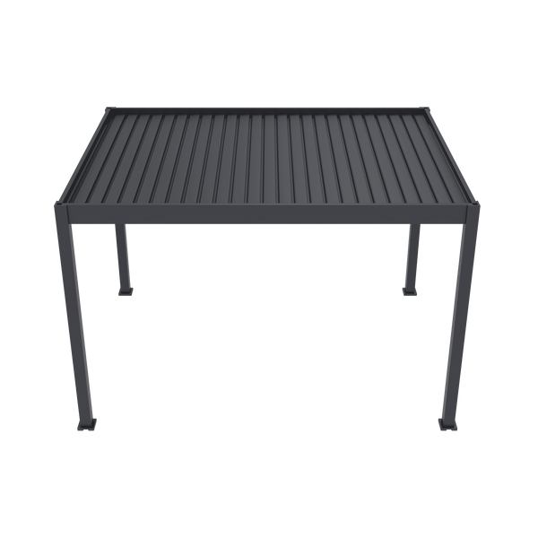 Orion Deluxe vrijstaand lamellen overkapping 300x400 cm elektrisch - Antraciet