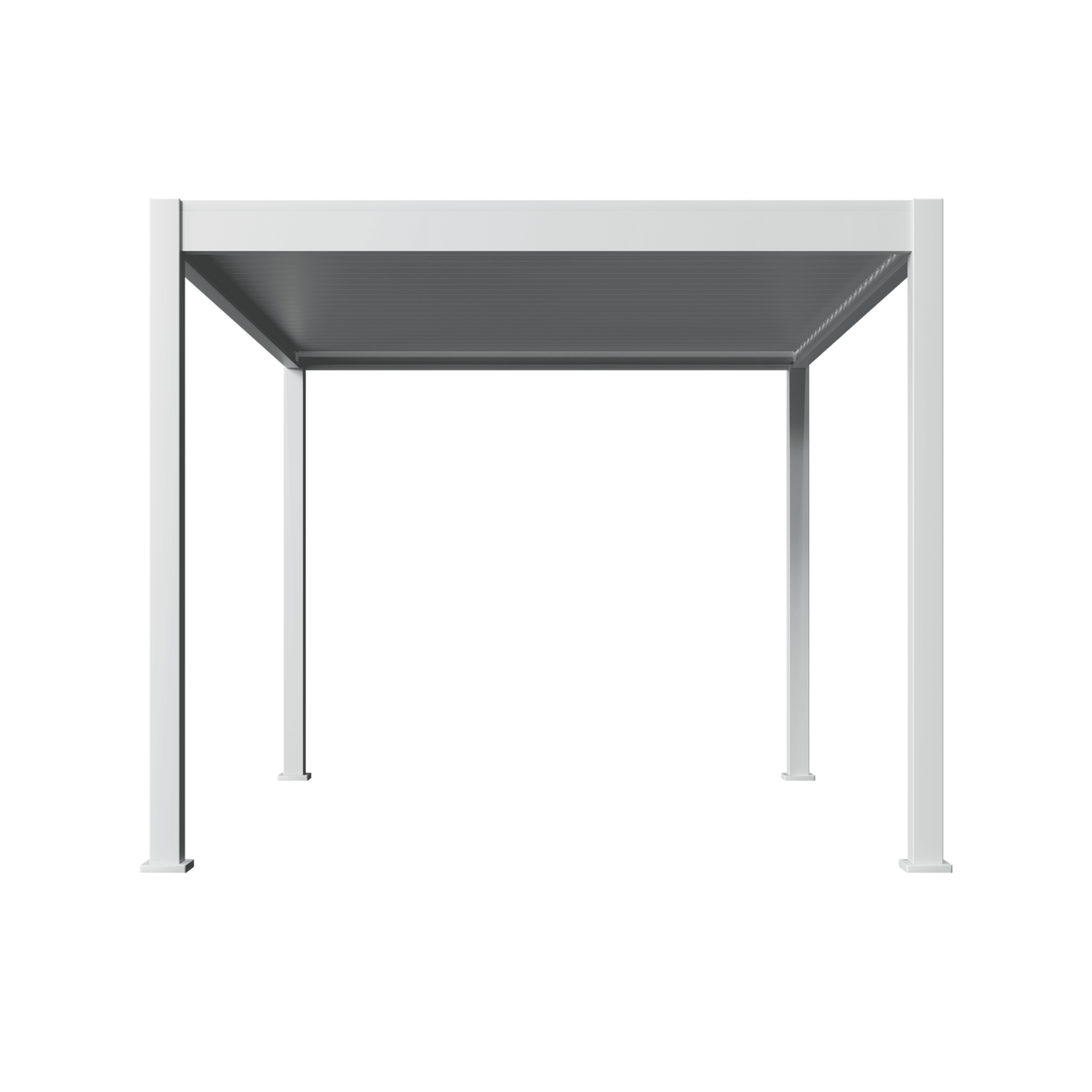 Orion Deluxe vrijstaand lamellen overkapping 300x400 cm elektrisch - Wit