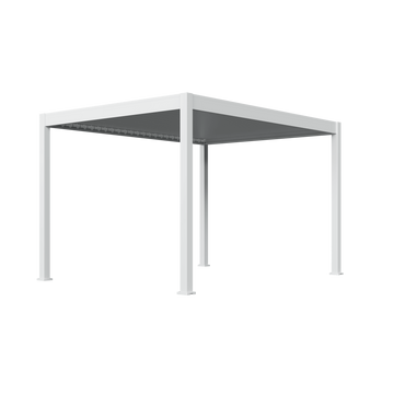 Orion Deluxe vrijstaand lamellen overkapping 300x400 cm elektrisch - Wit