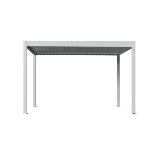 Orion Deluxe vrijstaand lamellen overkapping 300x400 cm elektrisch - Wit