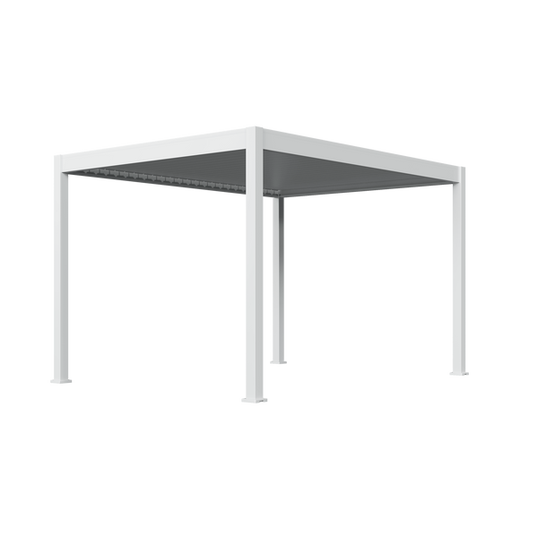 Orion Deluxe vrijstaand lamellen overkapping 300x400 cm elektrisch - Wit