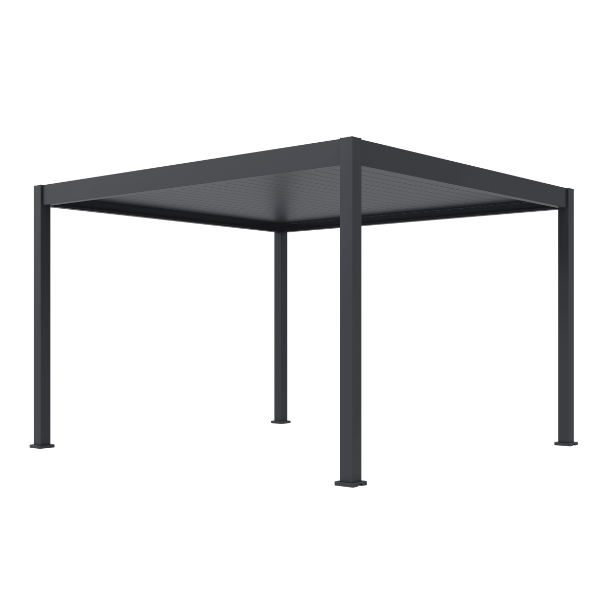 Orion Deluxe vrijstaand lamellen overkapping 360x400 cm elektrisch - Antraciet