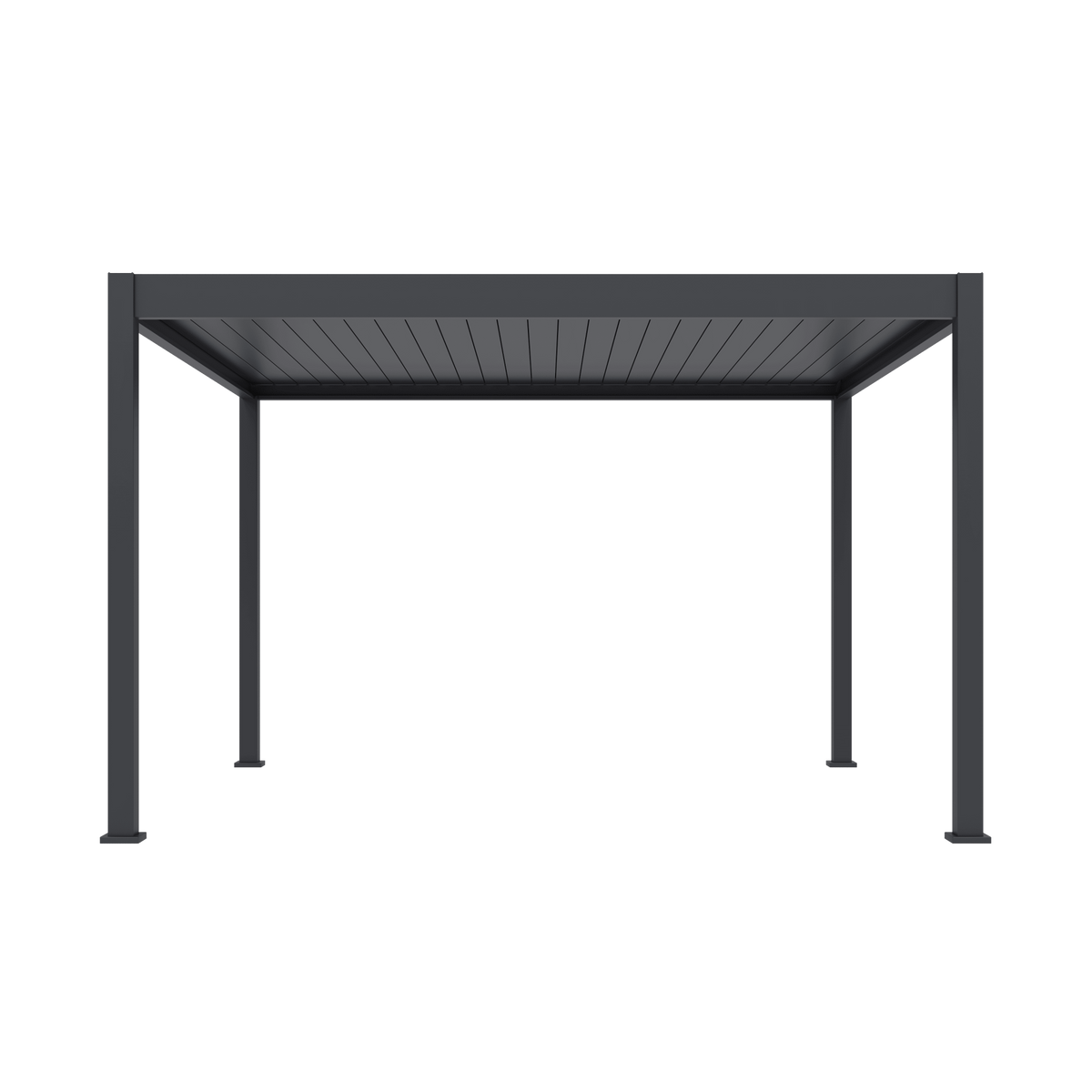 Orion Deluxe vrijstaand lamellen overkapping 360x400 cm elektrisch - Antraciet