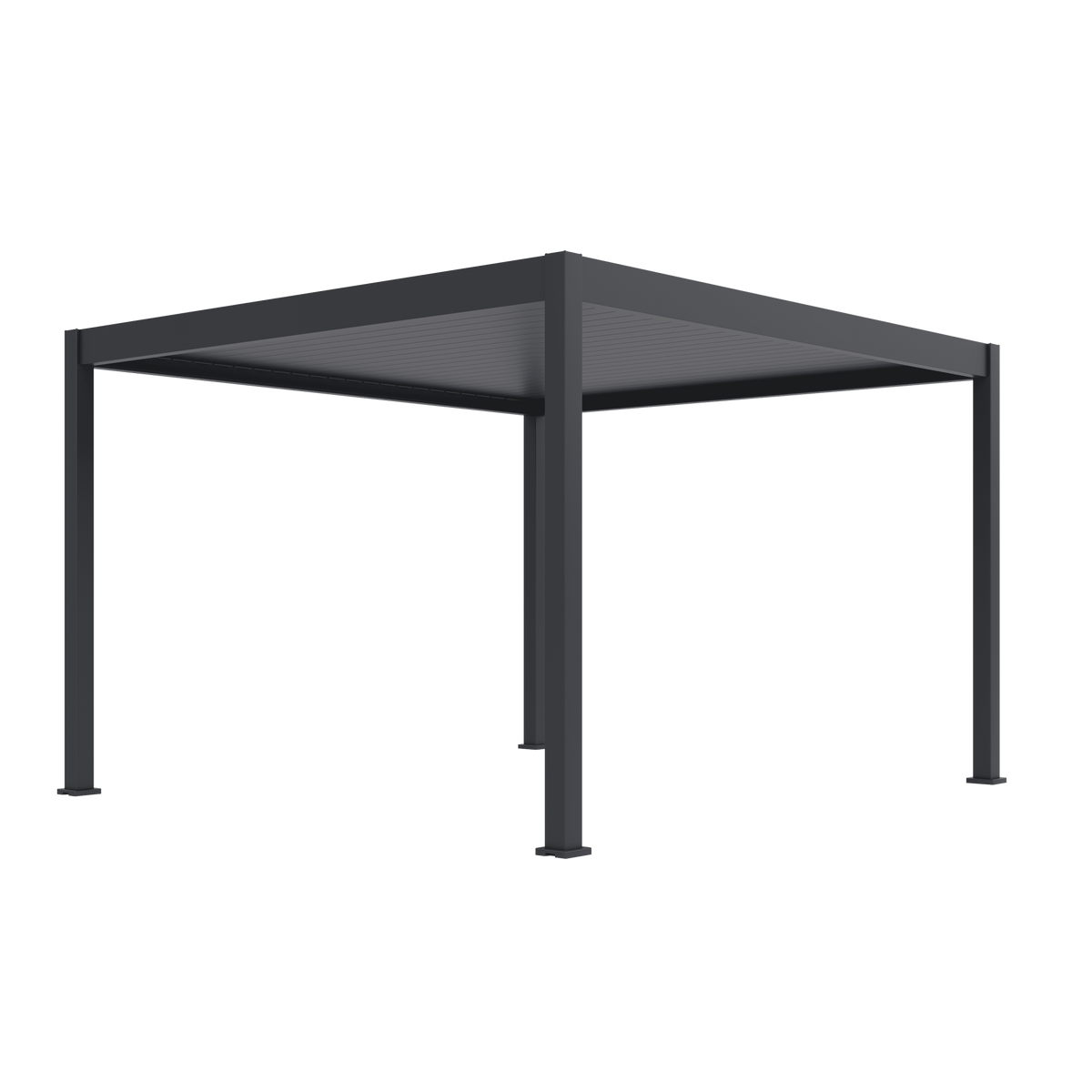 Orion Deluxe vrijstaand lamellen overkapping 360x400 cm elektrisch - Antraciet