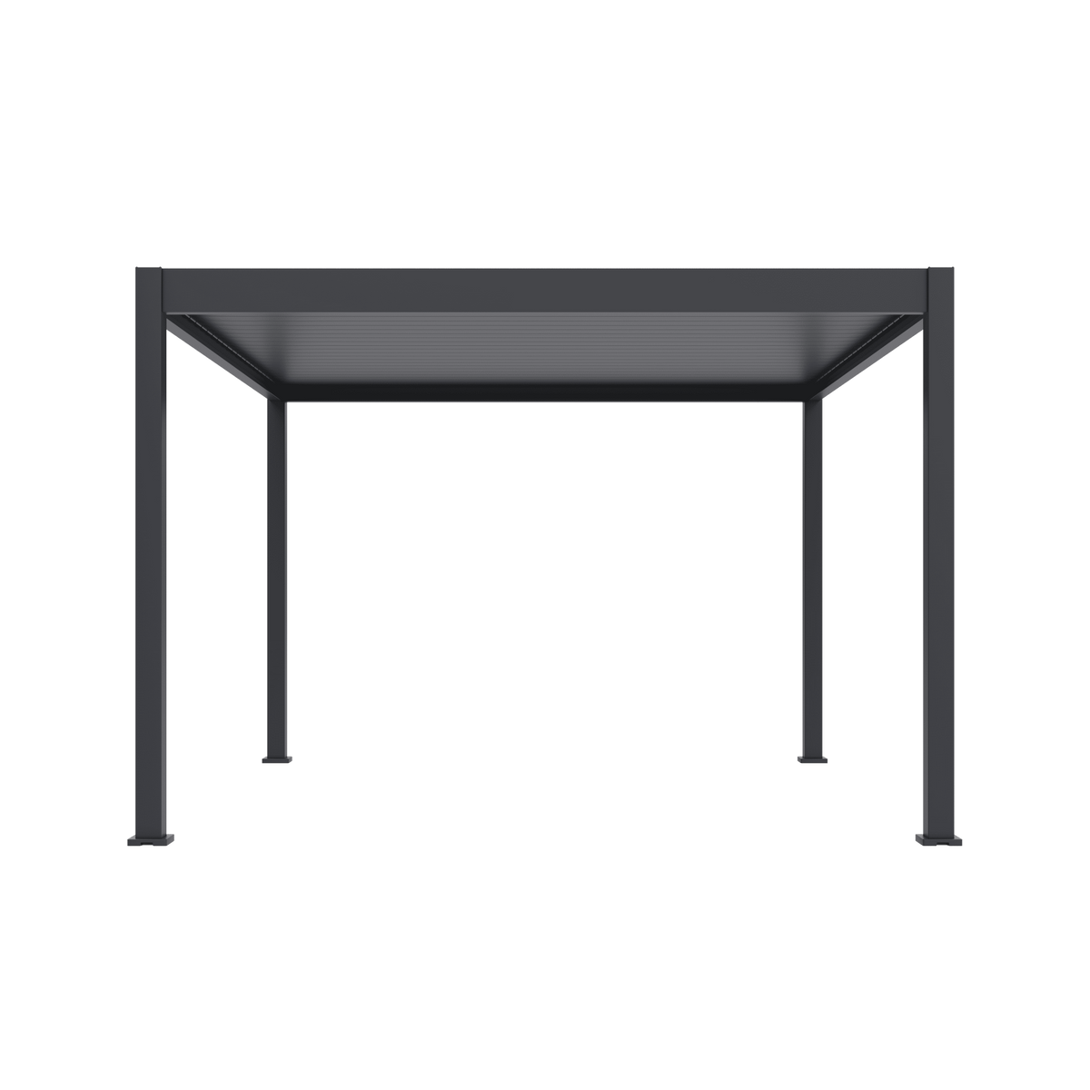 Orion Deluxe vrijstaand lamellen overkapping 360x400 cm elektrisch - Antraciet