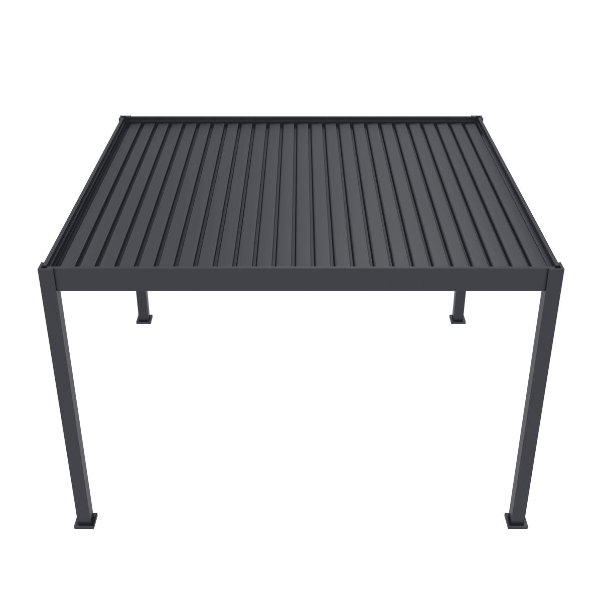 Orion Deluxe vrijstaand lamellen overkapping 360x400 cm elektrisch - Antraciet