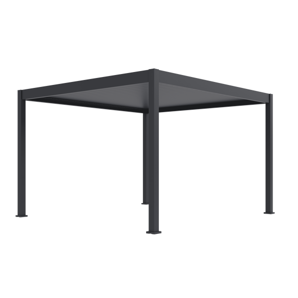 Orion Deluxe vrijstaand lamellen overkapping 360x400 cm elektrisch - Antraciet