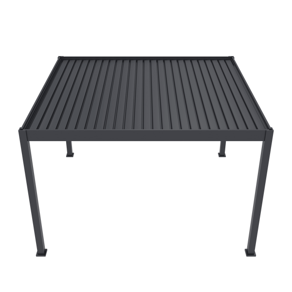 Orion Deluxe vrijstaand lamellen overkapping 360x400 cm elektrisch - Antraciet