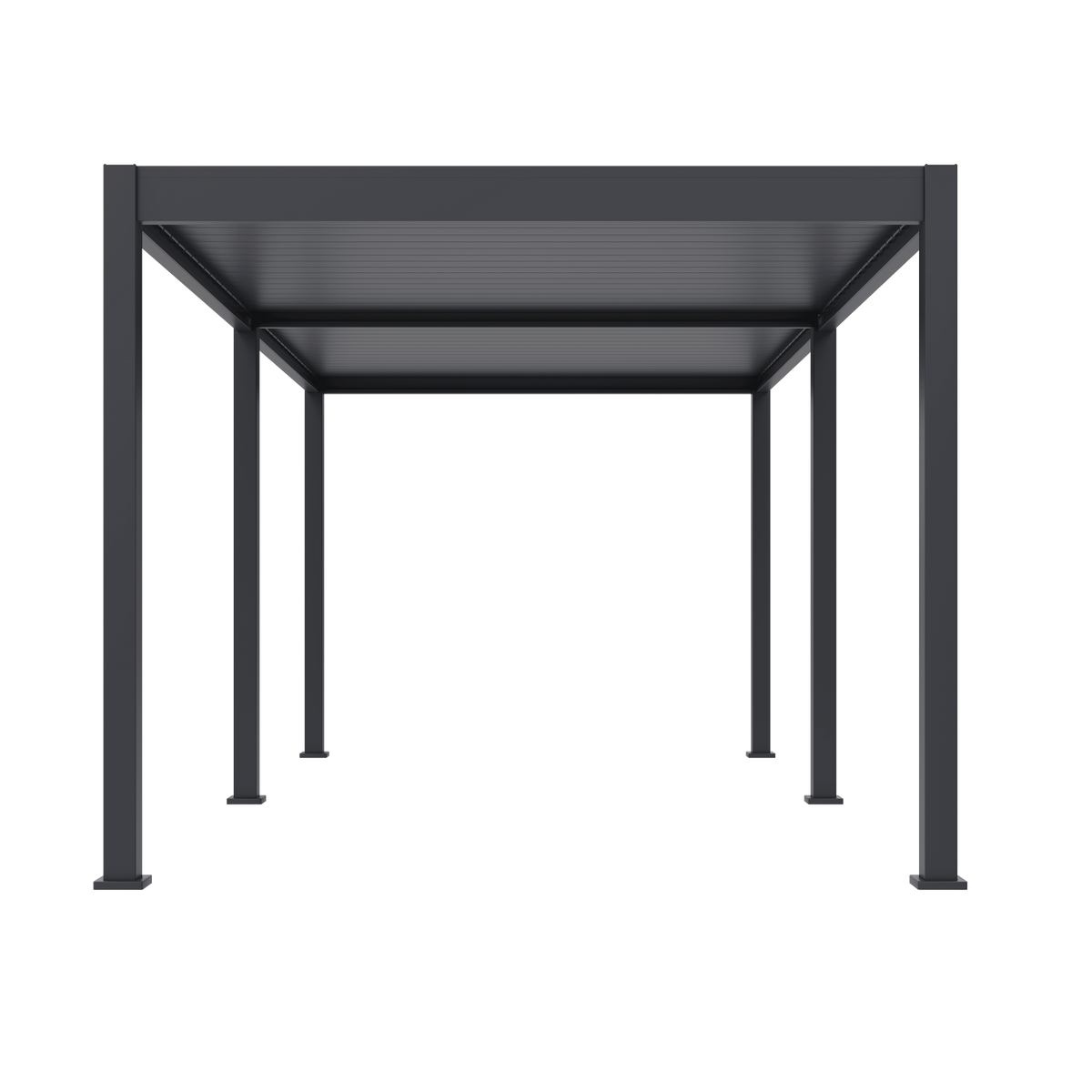 Orion Deluxe vrijstaand lamellen overkapping 300x600 cm elektrisch - Antraciet