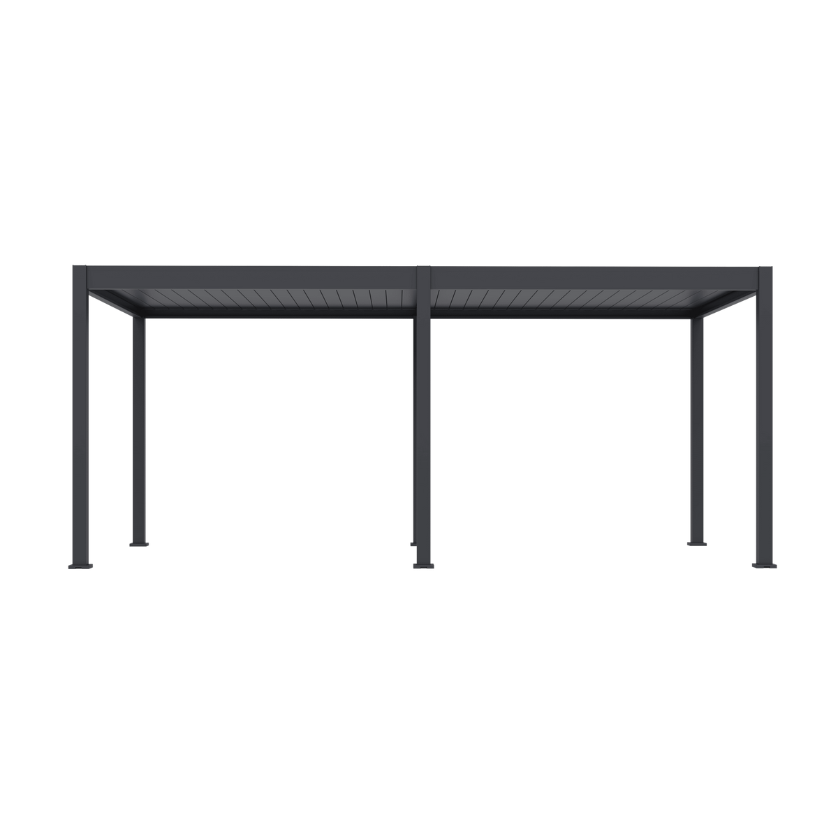 Orion Deluxe vrijstaand lamellen overkapping 300x600 cm elektrisch - Antraciet