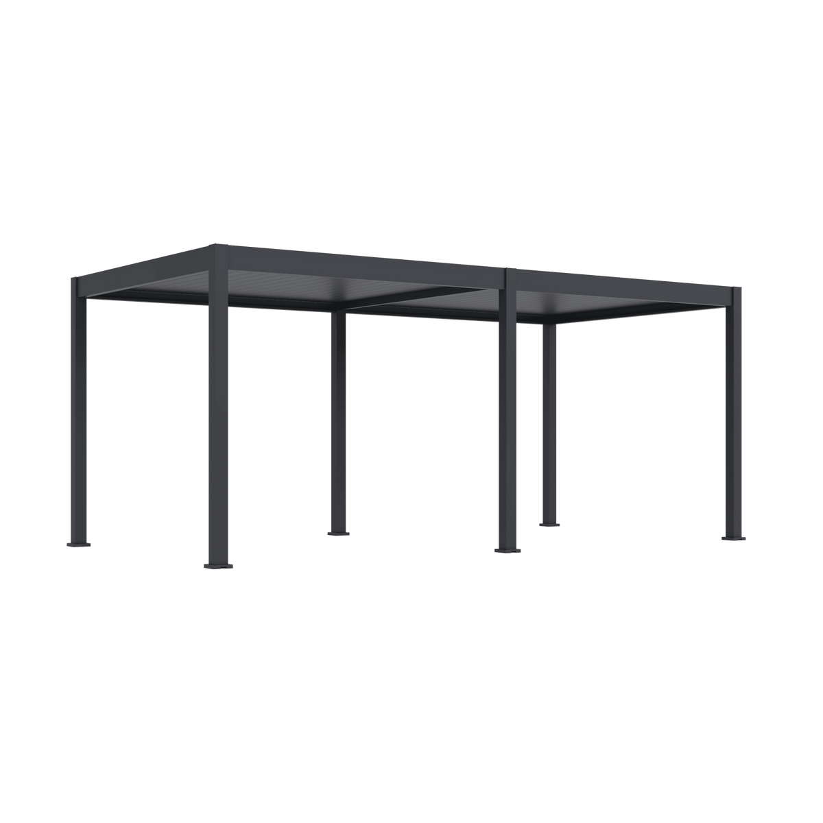 Orion Deluxe vrijstaand lamellen overkapping 300x600 cm elektrisch - Antraciet