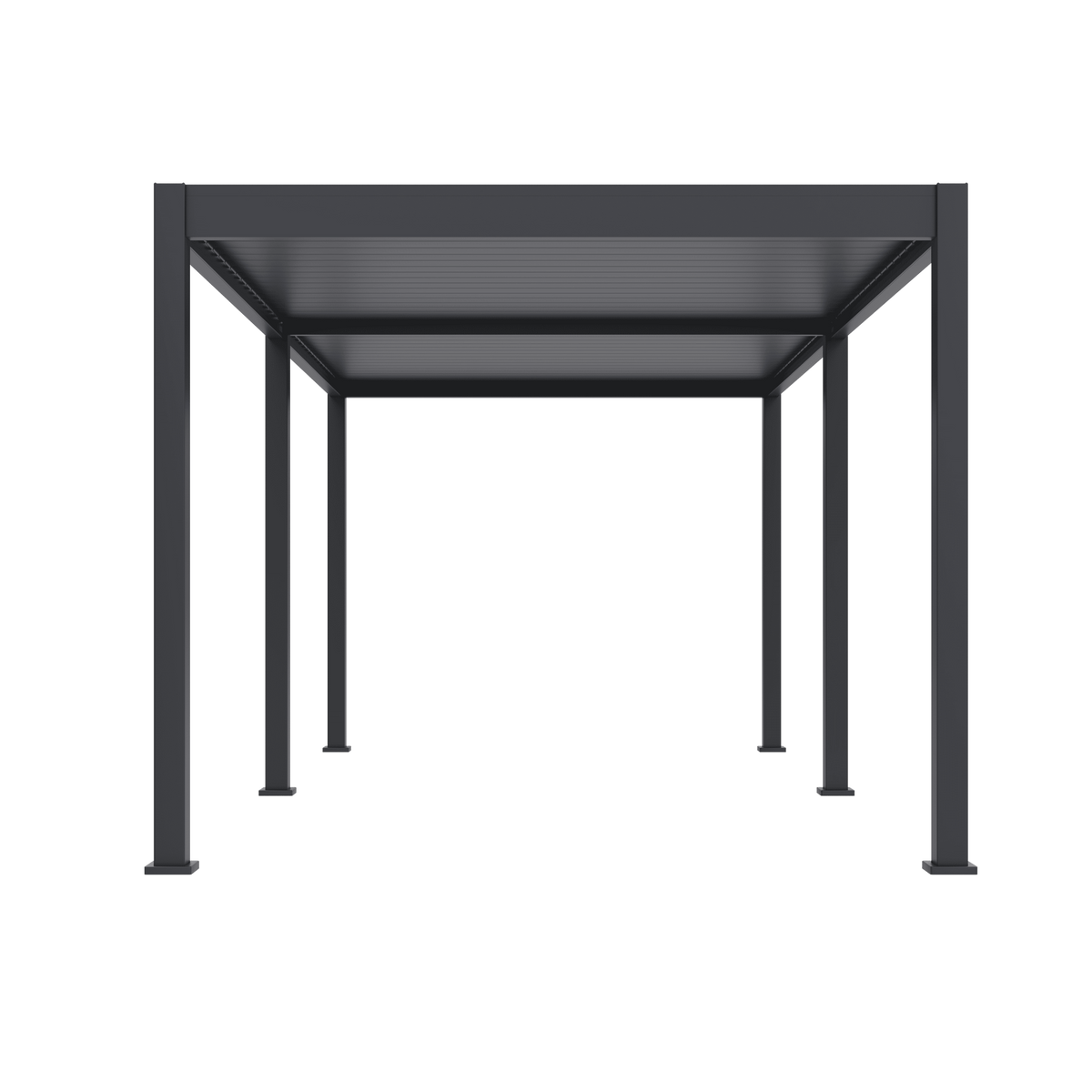 Orion Deluxe vrijstaand lamellen overkapping 300x600 cm elektrisch - Antraciet