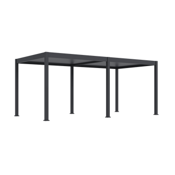 Orion Deluxe vrijstaand lamellen overkapping 300x600 cm elektrisch - Antraciet