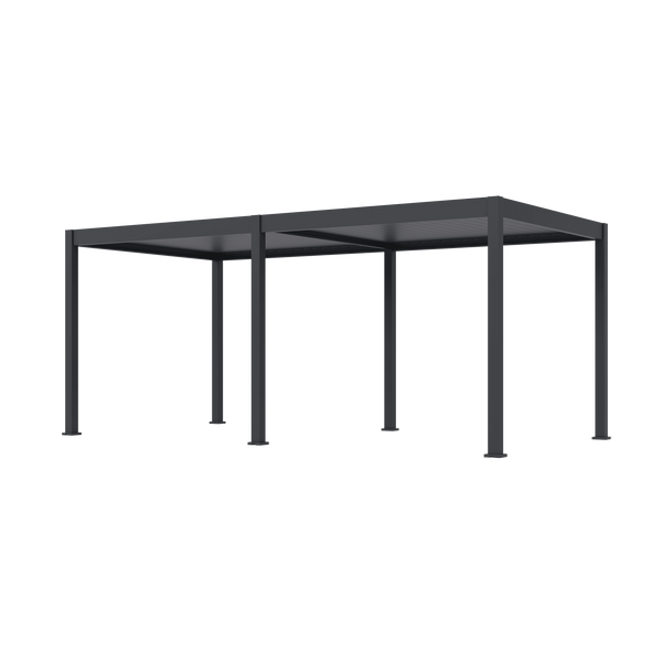 Orion Deluxe vrijstaand lamellen overkapping 300x600 cm elektrisch - Antraciet