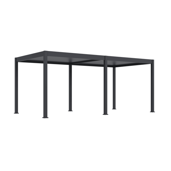 Orion Deluxe vrijstaand lamellen overkapping 300x600 cm elektrisch - Antraciet