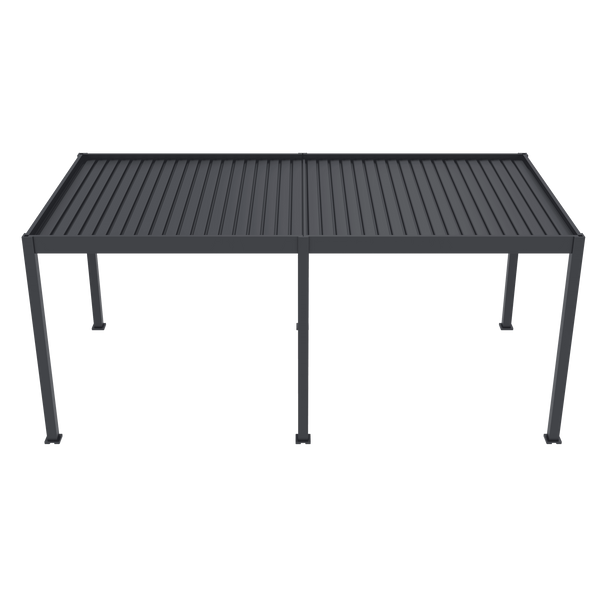 Orion Deluxe vrijstaand lamellen overkapping 300x600 cm elektrisch - Antraciet