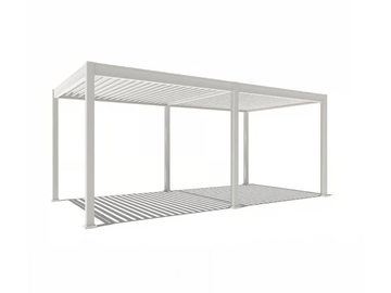 Orion Deluxe vrijstaand lamellen overkapping 300x600 cm elektrisch - Wit