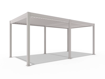 Orion Deluxe vrijstaand lamellen overkapping 300x600 cm elektrisch - Zand