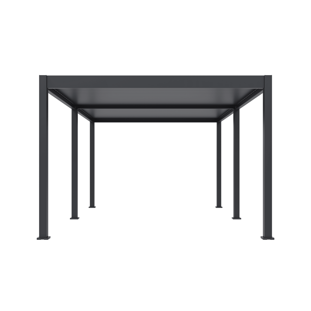 Orion Deluxe vrijstaand lamellen overkapping 360x530 cm elektrisch - Antraciet