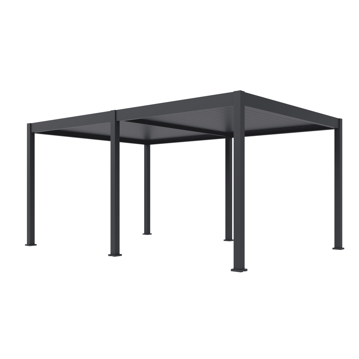 Orion Deluxe vrijstaand lamellen overkapping 360x530 cm elektrisch - Antraciet