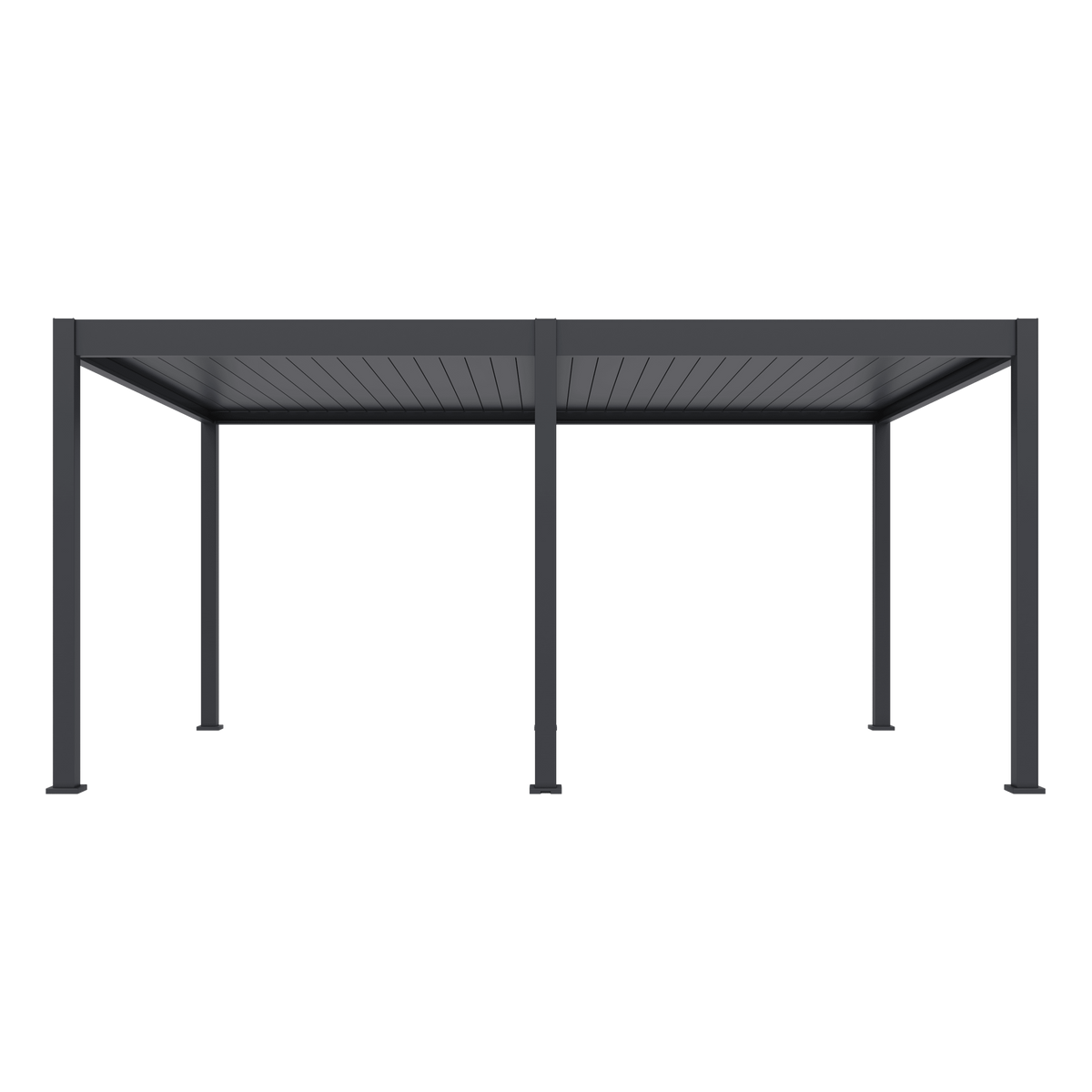 Orion Deluxe vrijstaand lamellen overkapping 360x530 cm elektrisch - Antraciet