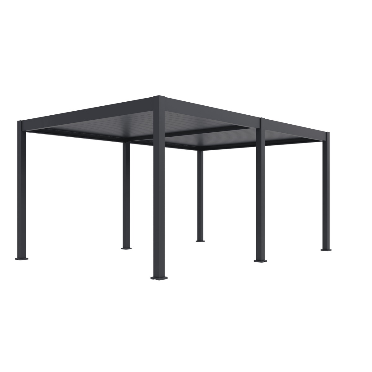 Orion Deluxe vrijstaand lamellen overkapping 360x530 cm elektrisch - Antraciet