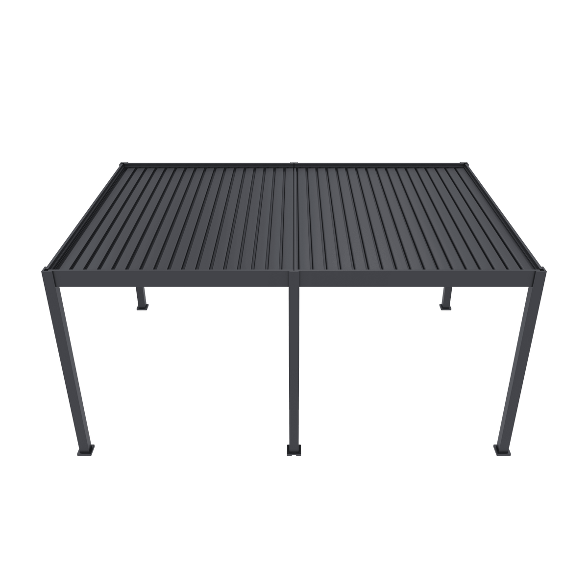 Orion Deluxe vrijstaand lamellen overkapping 360x530 cm elektrisch - Antraciet