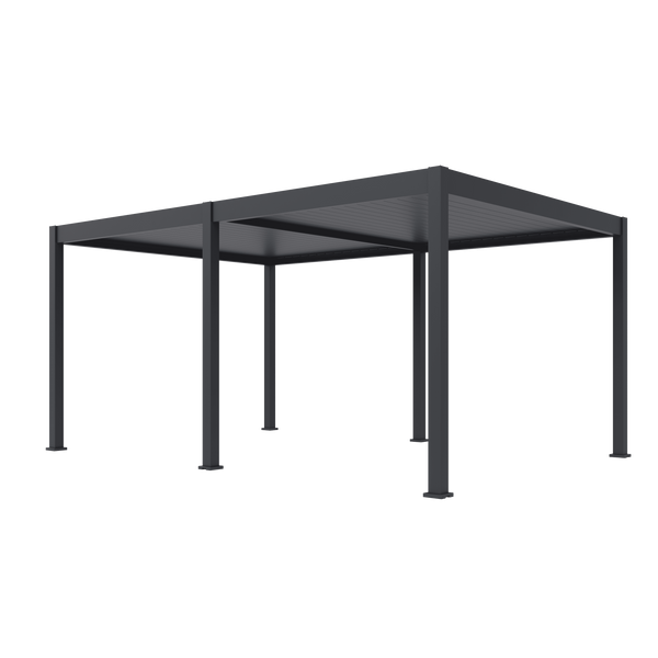 Orion Deluxe vrijstaand lamellen overkapping 360x530 cm elektrisch - Antraciet