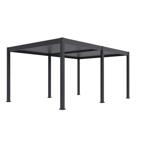 Orion Deluxe vrijstaand lamellen overkapping 360x530 cm elektrisch - Antraciet