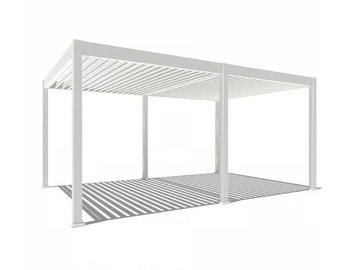 Orion Deluxe vrijstaand lamellen overkapping 360x530 cm elektrisch - Wit