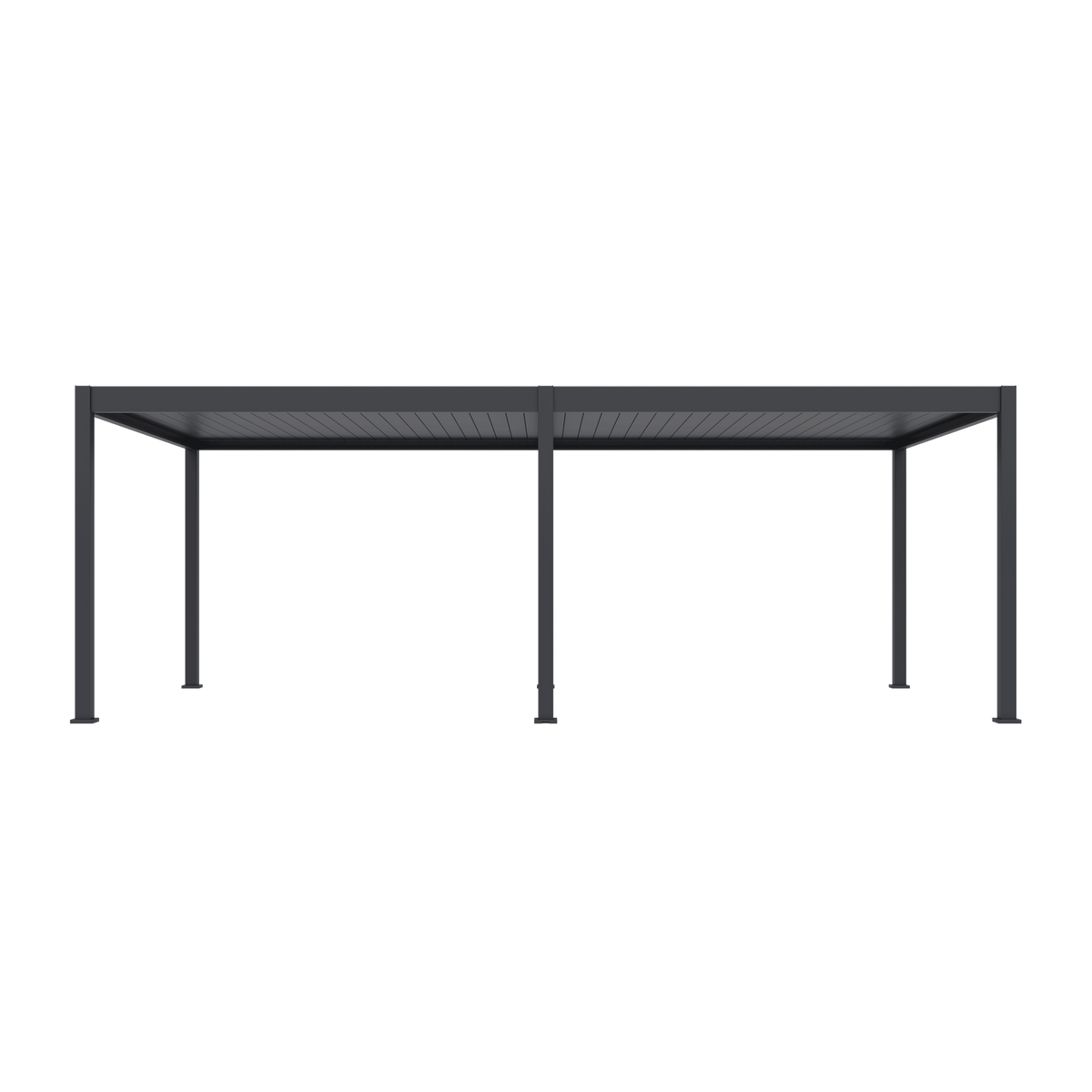 Orion Deluxe vrijstaand lamellen overkapping 360x720 cm elektrisch - Antraciet